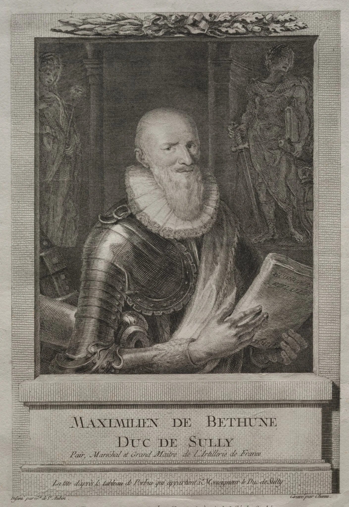 Maximilien de Bethune, Duc de Sully, by Pierre Chenu, 1767