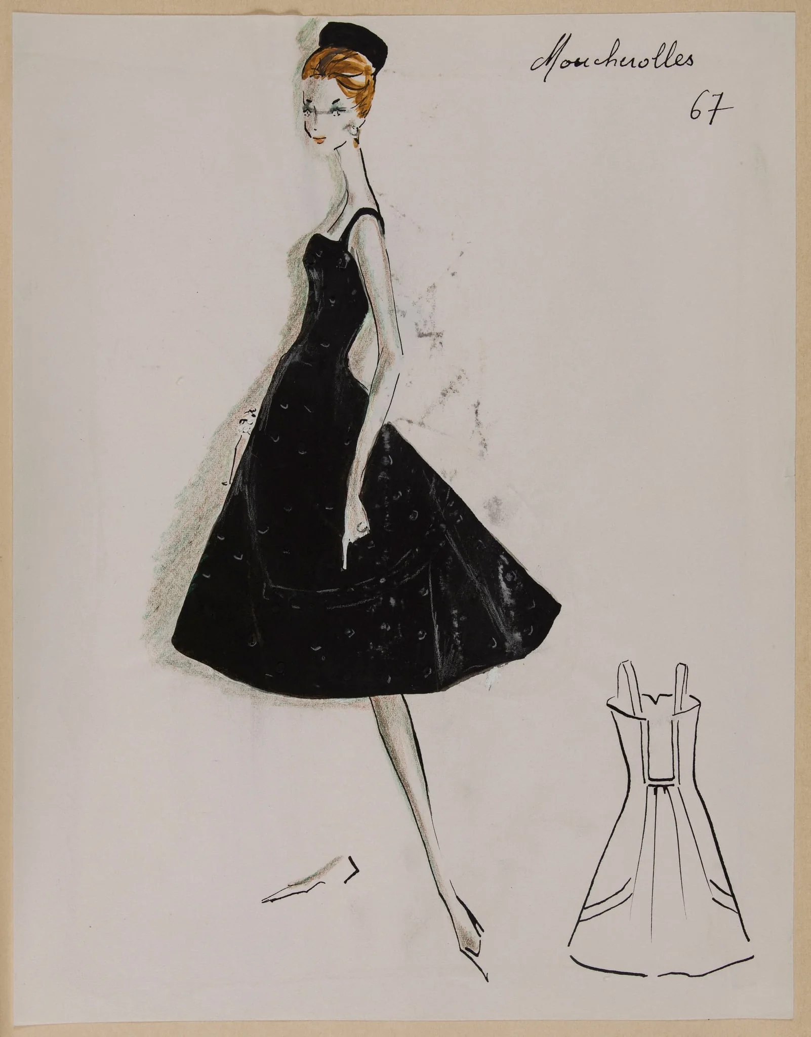 Moucherolles, by Carven, 1960