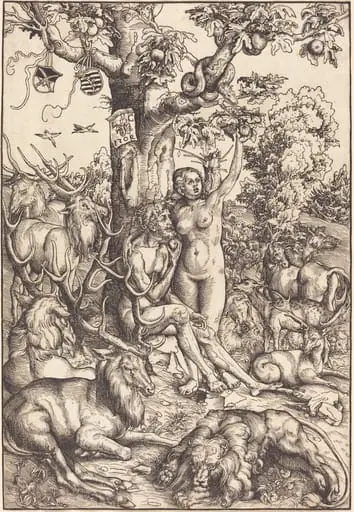 Adam and Eve in Paradise