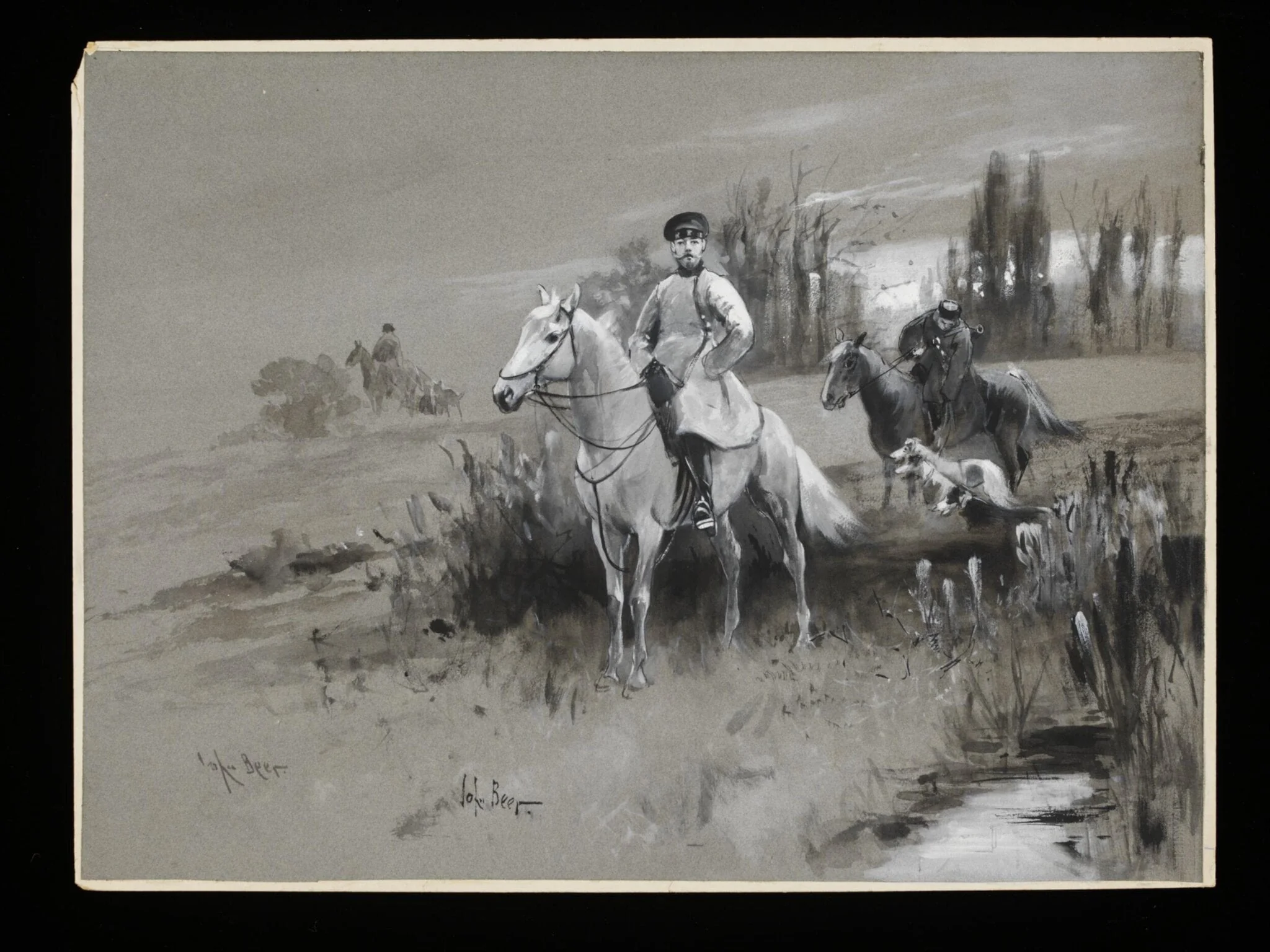 His Imperial Majesty Nicholas II in the Hunting Field