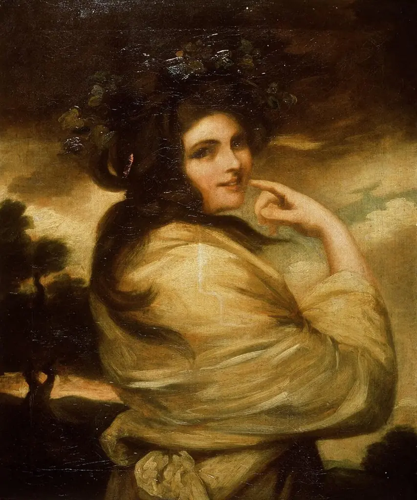 Emma Hamilton as a Bacchante