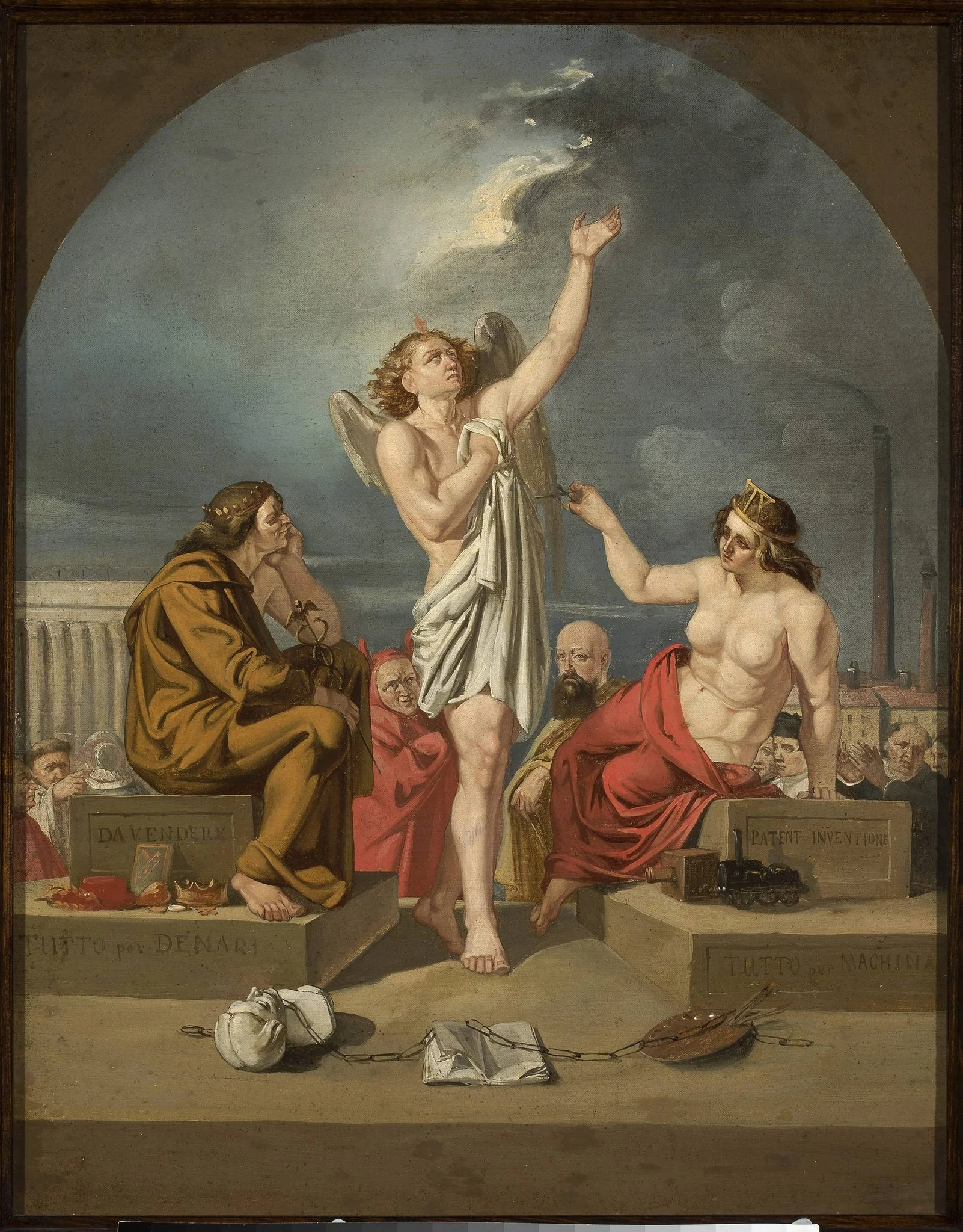 Symbolic scene – Tutto per Machina. Tutto per Denari