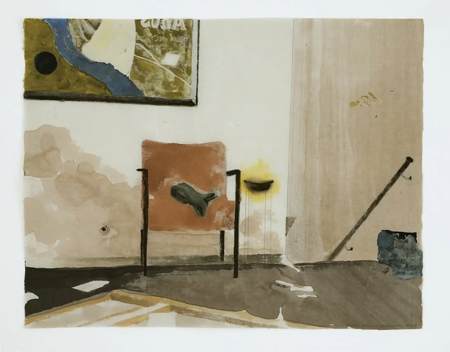 Untitled, by Mamma Andersson, watercolor, 2007