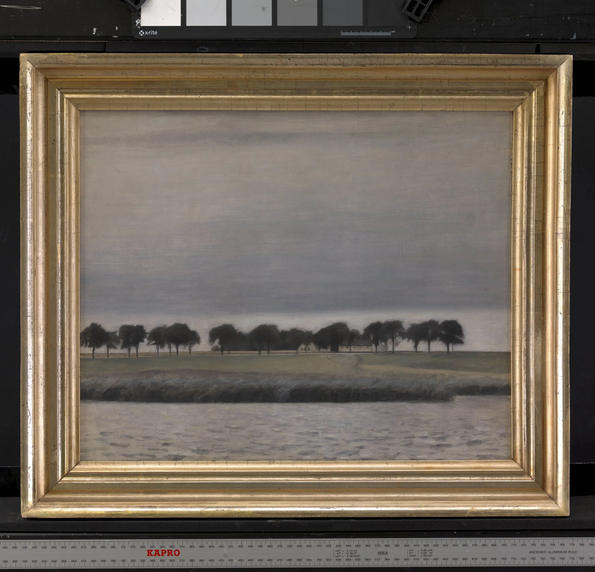 Forstudie til "Solregn. Gentofte Sø", by Unknown, 1903