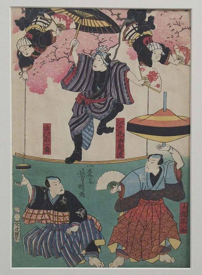 Untitled, by Utagawa Yoshiharu, ink, 1857