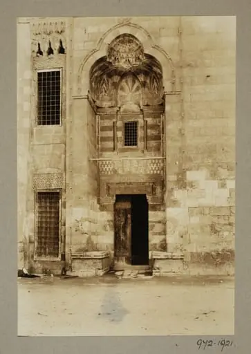 Entrance portal of the mosque of Qadi Yahya Zayn al-Din (Habbaniyya), Cairo