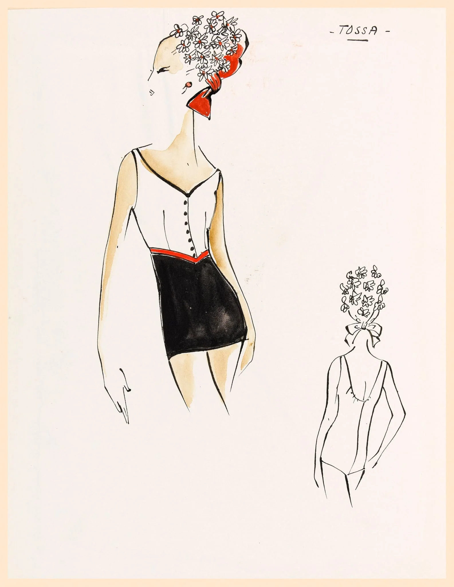 Tossa, by Carven, 1964
