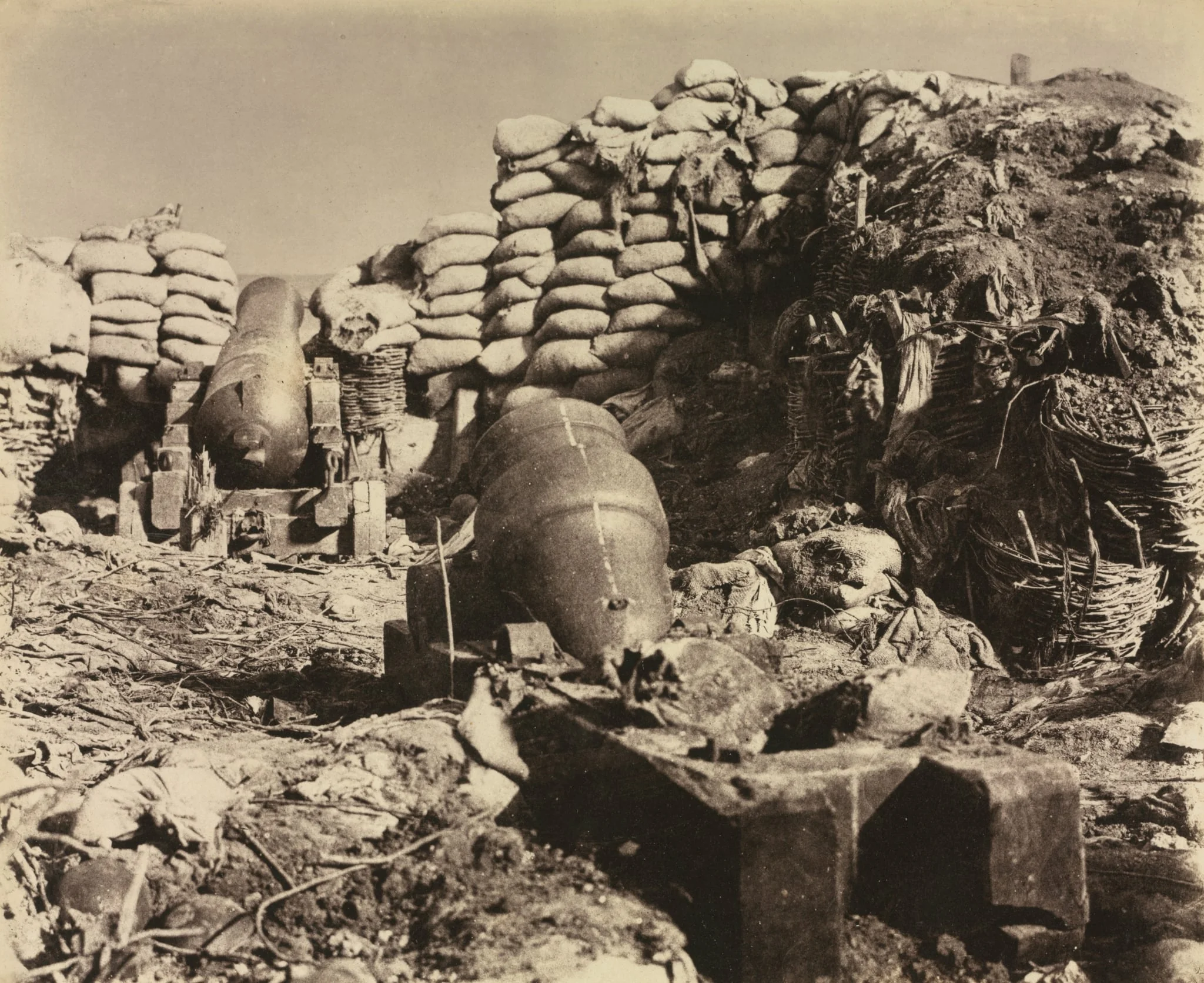 Battery, Malakoff, by Leon-Eugéne Méhédin, 1855