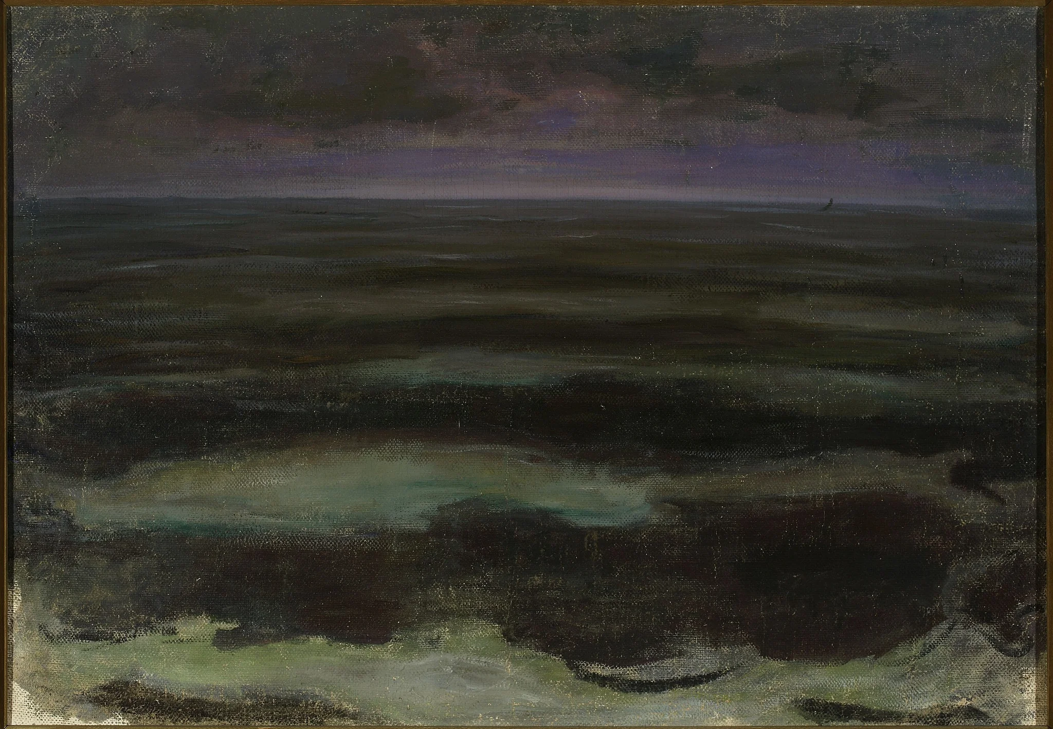 Sea at night