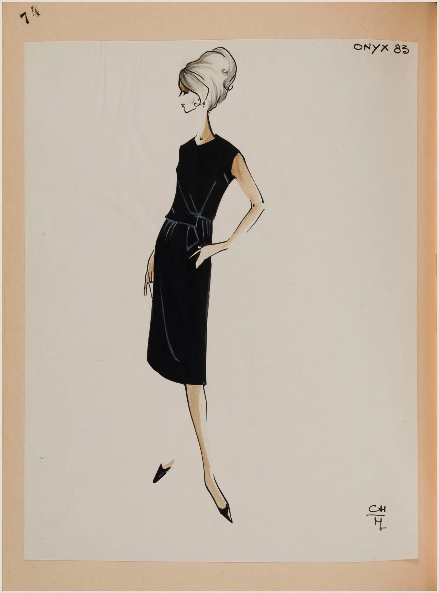 Onyx, by Marie-Louise Carven, 1963