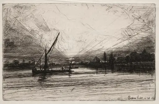 Sunset on the Thames