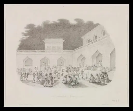 A Nautch, Cawnpoor