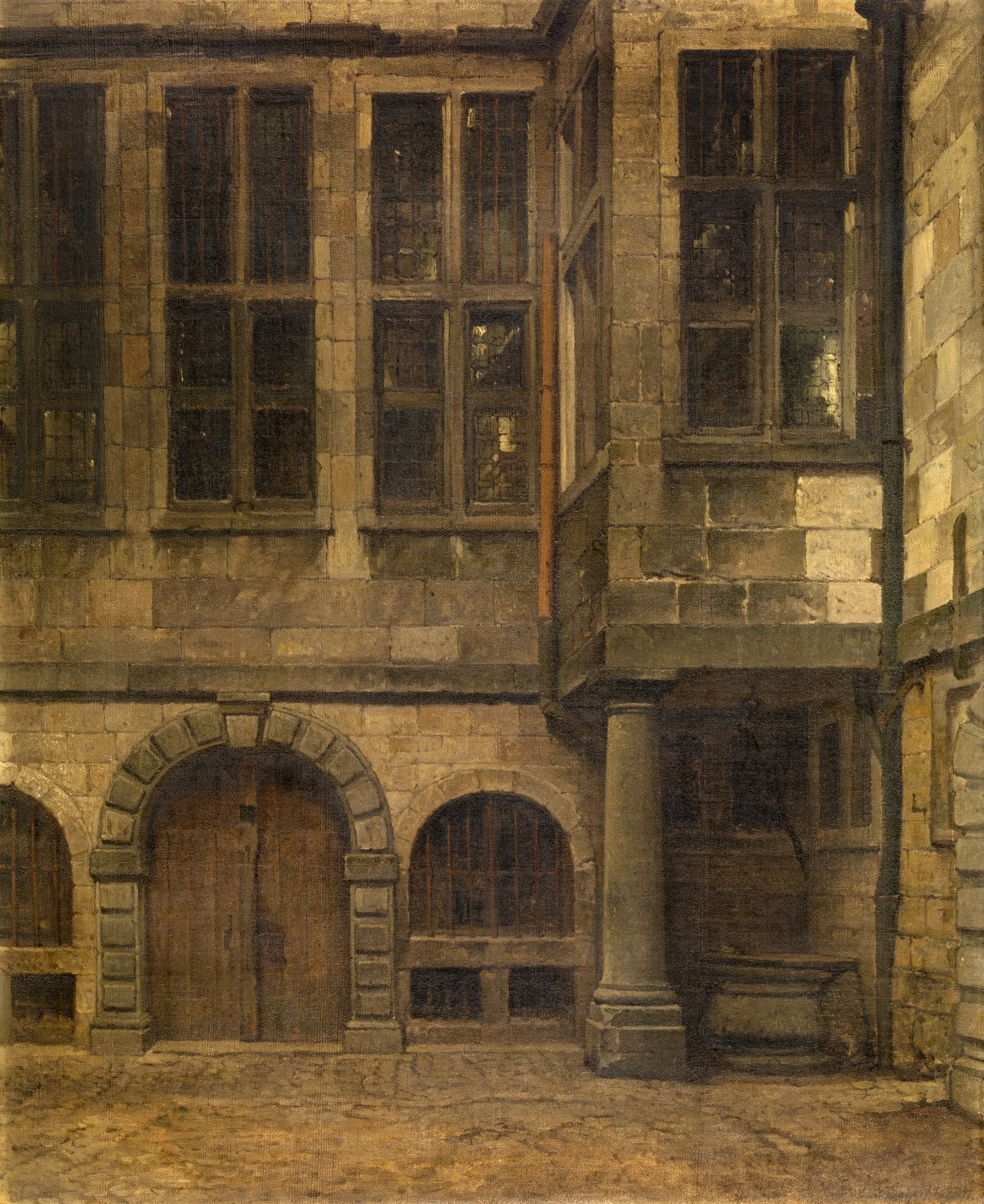 Old Courtyard of Antwerp Town Hall