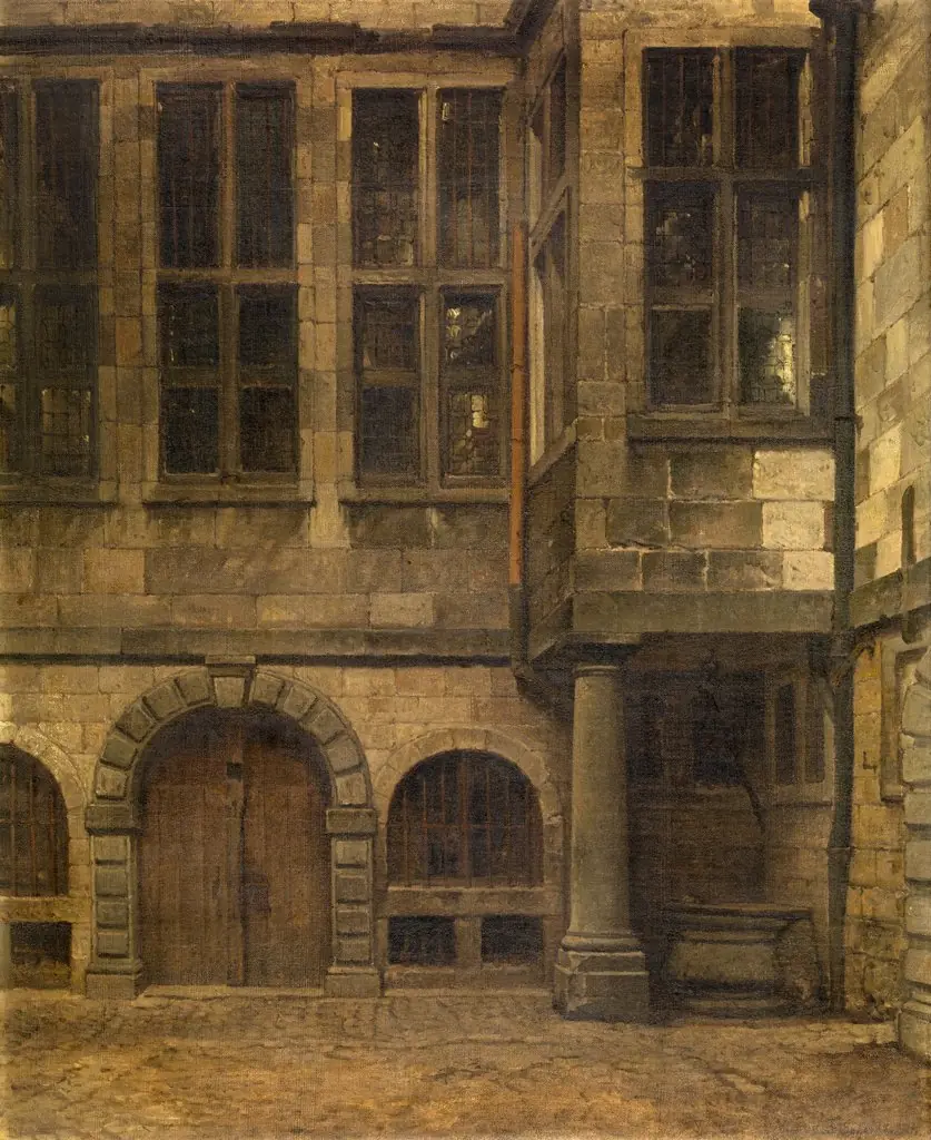 Old Courtyard of Antwerp Town Hall