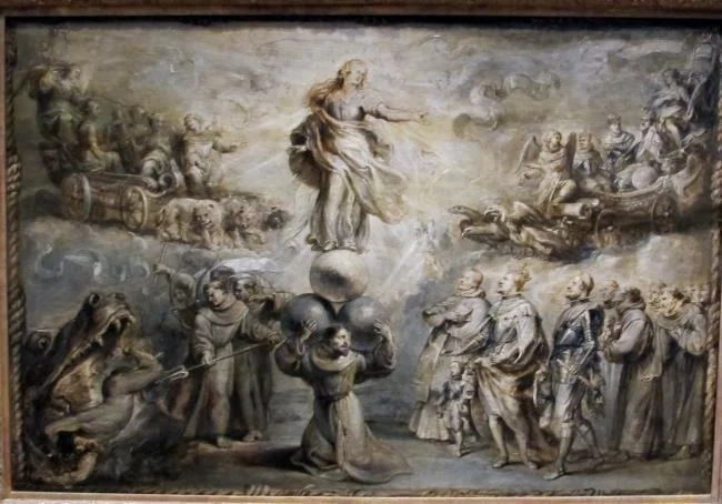 Franciscan Allegory in Honor of the Immaculate Conception, by Peter Paul Rubens, unspecified, 1631