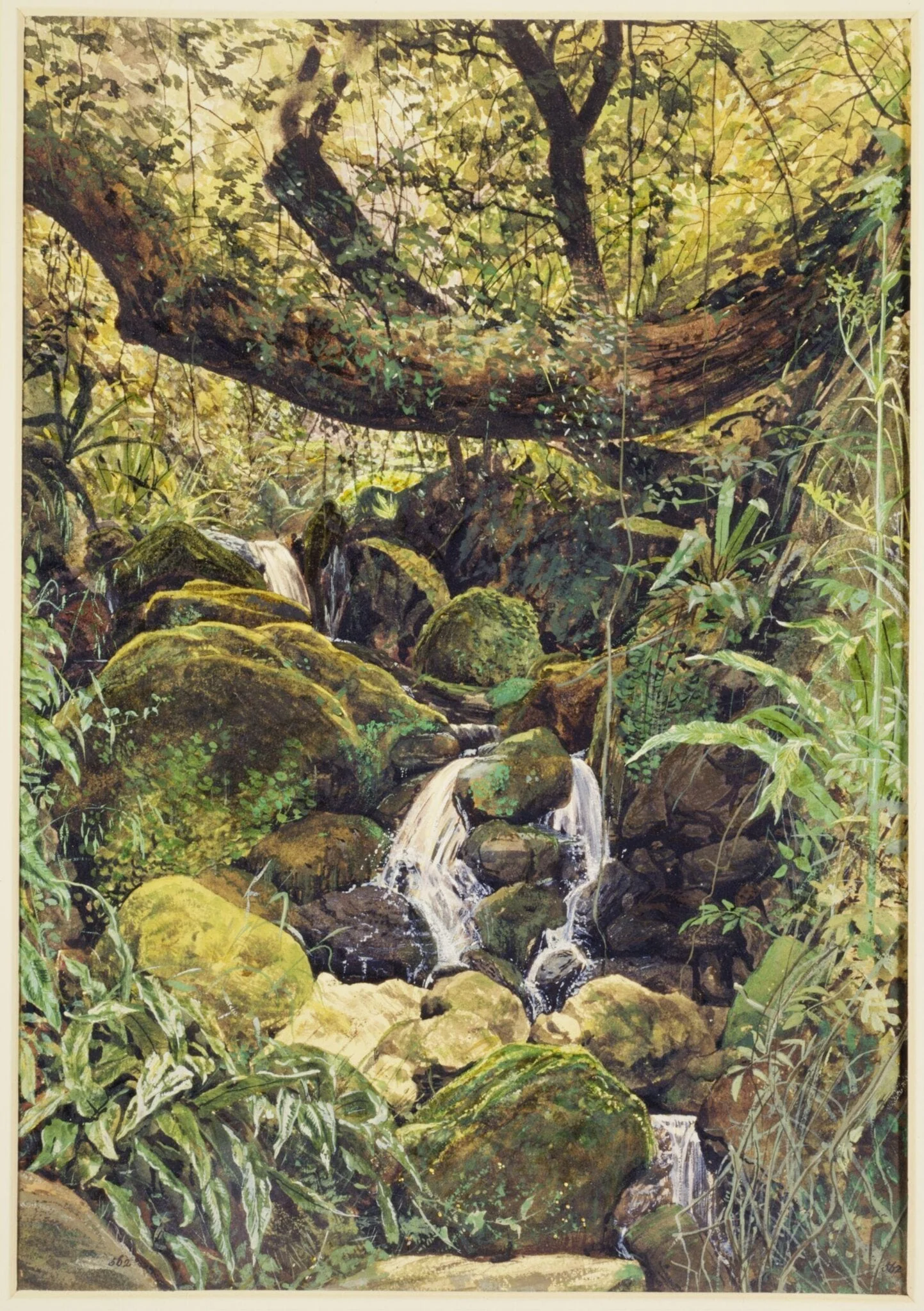 Luccombe Chine, Isle of Wight, 1860