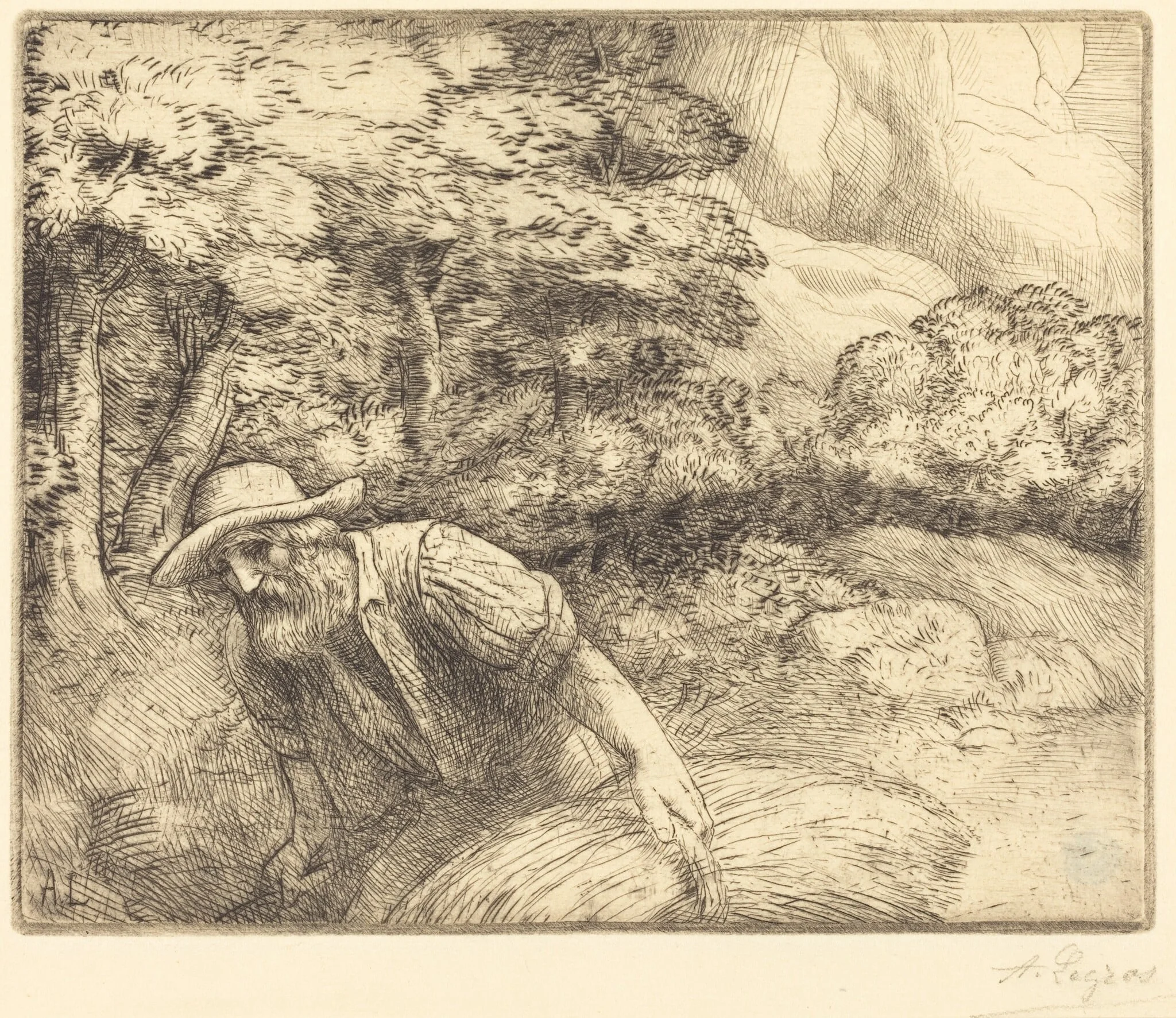 Man Foraging (L'homme au fourrage)