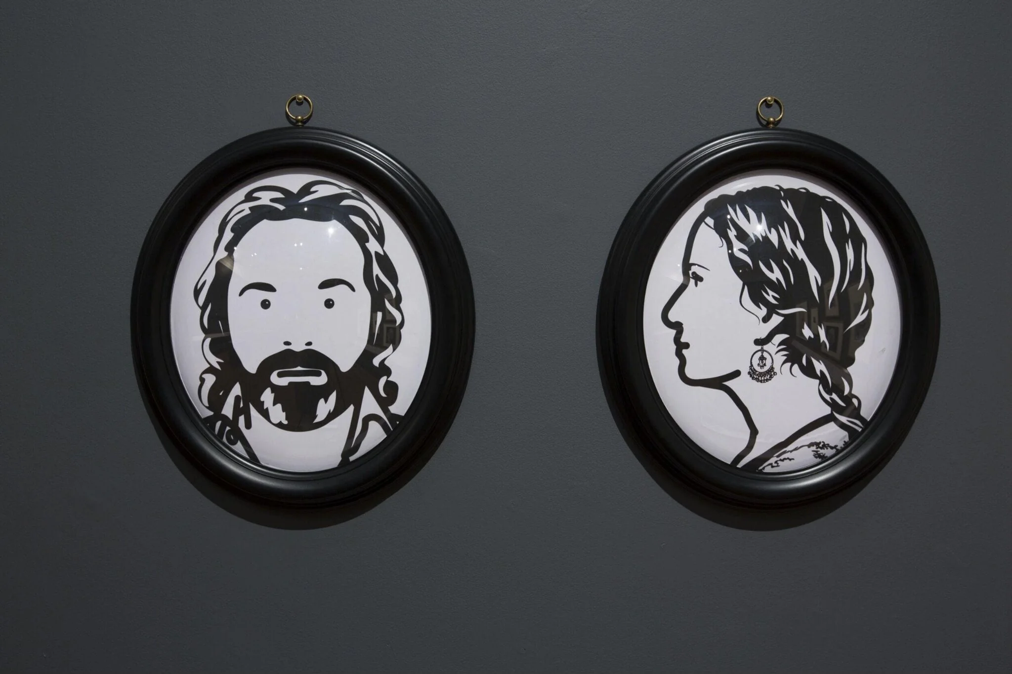 Luc and Ludivine Get Married, No. 7, by Julian Opie, 2007