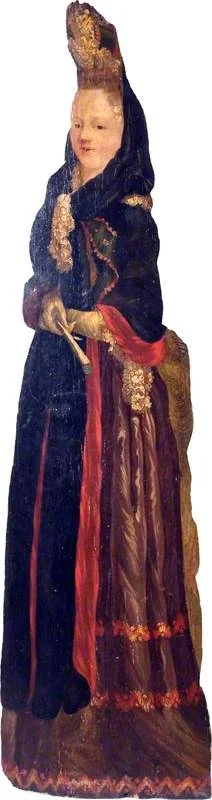 Woman with a Tall Head-Dress (dummy board)