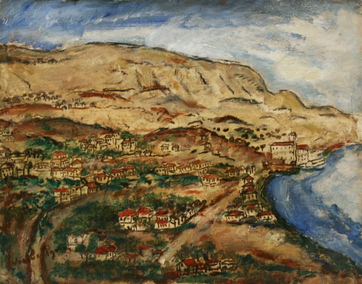 Peisaj din Balcic, by Vasile Popescu, unspecified, 1949