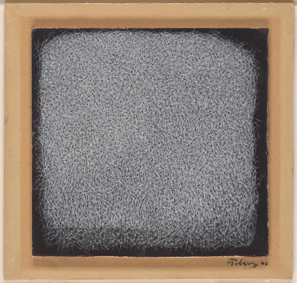 Untitled, by Mark Tobey, gouache, 1960