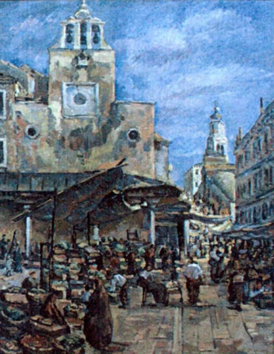 Piață la Veneția, by Nicolae Dărăscu, unspecified, 1931