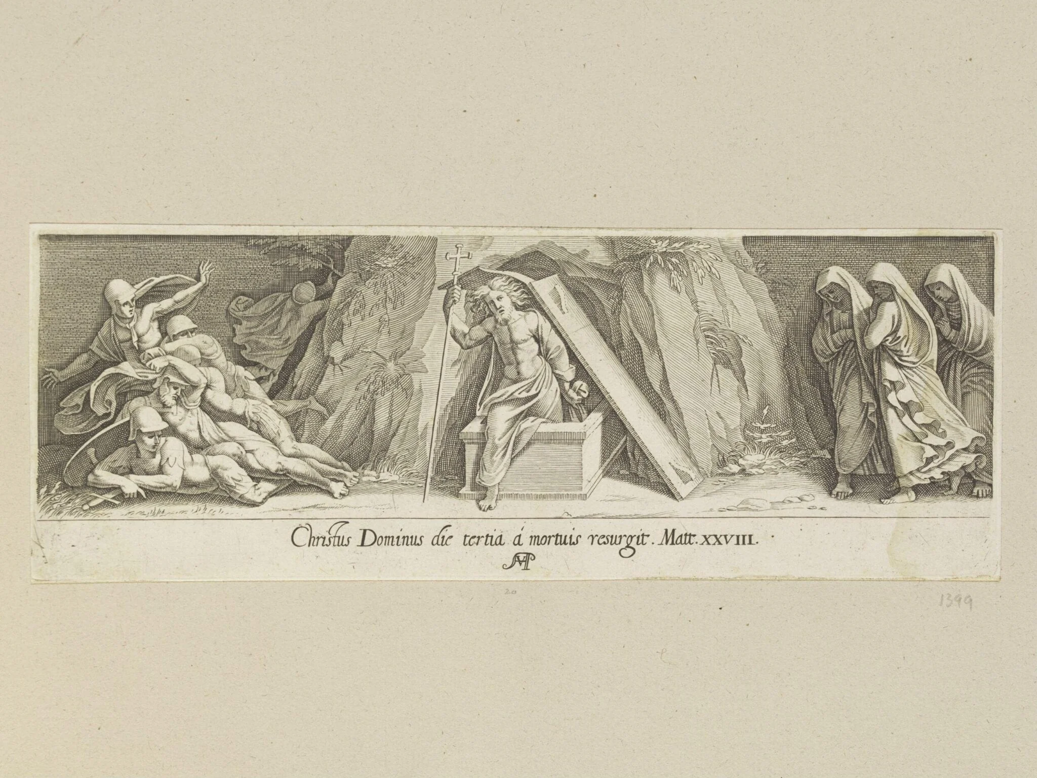 The Resurrection, by Francesco Villamena, 1626