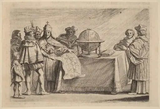 The Partitioning of the Globe between Spain and Portugal