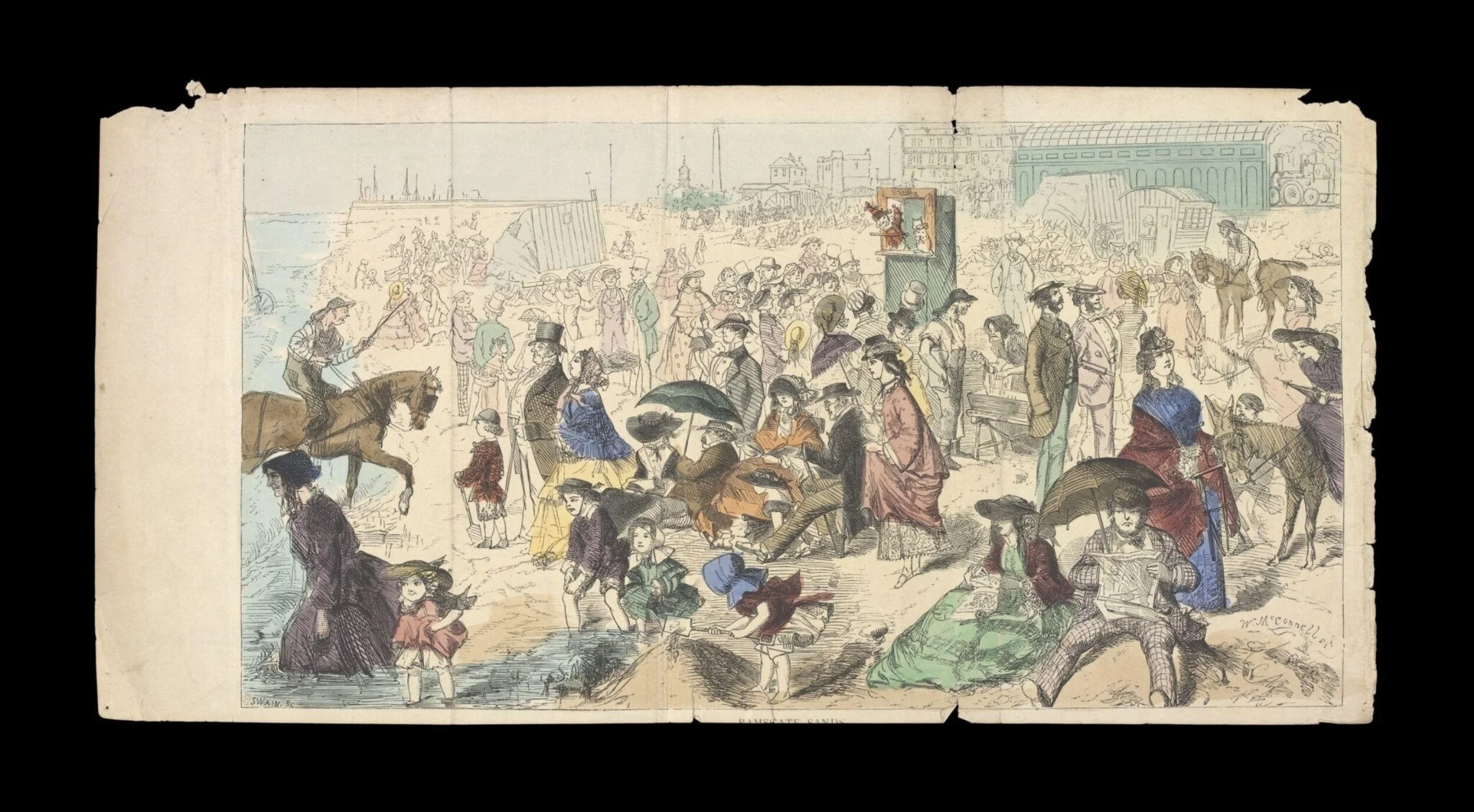 George Speaight Punch & Judy Collection, by W. McConnell, 1864