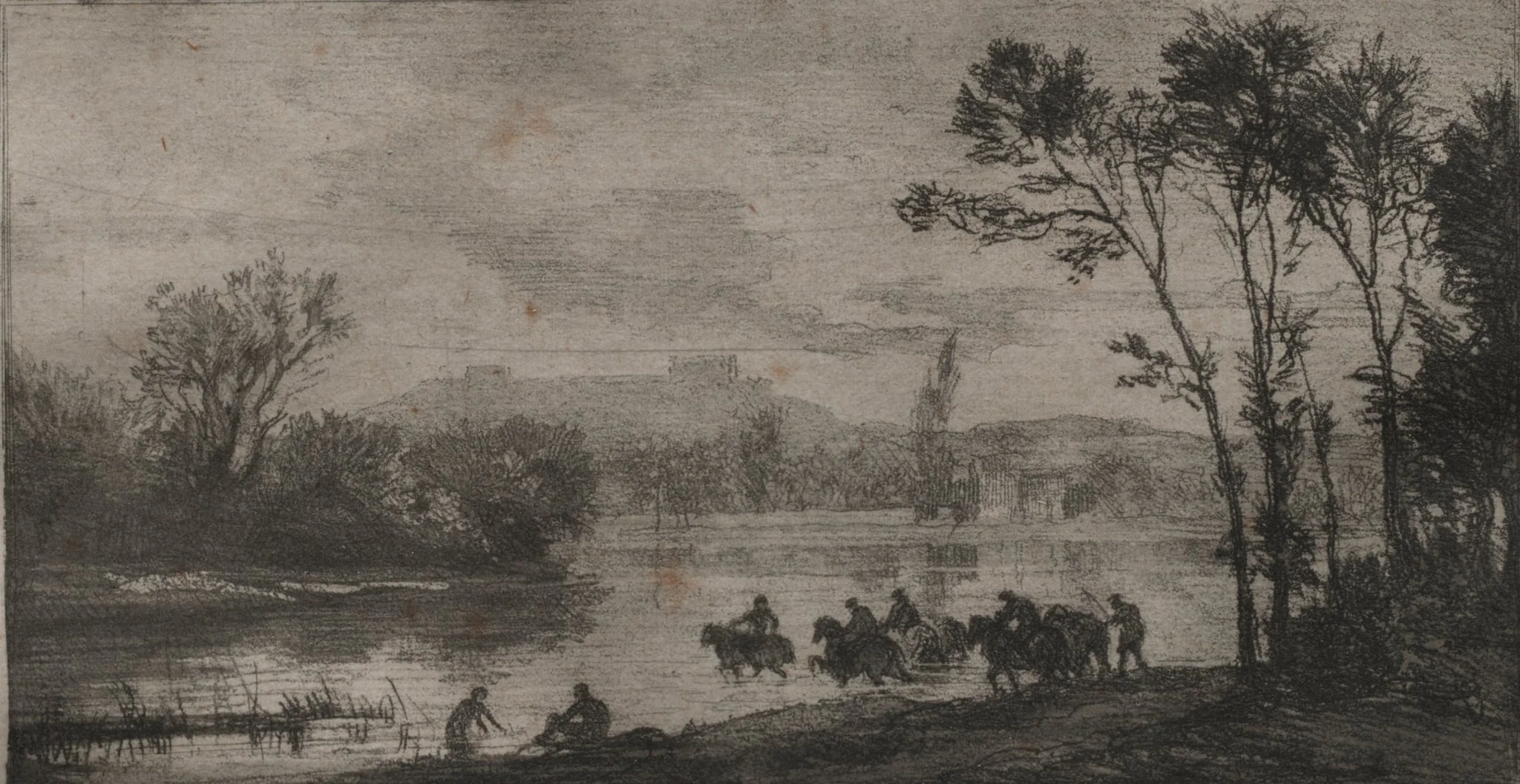 The Little Cavaliers, by Charles François Daubigny, 1844