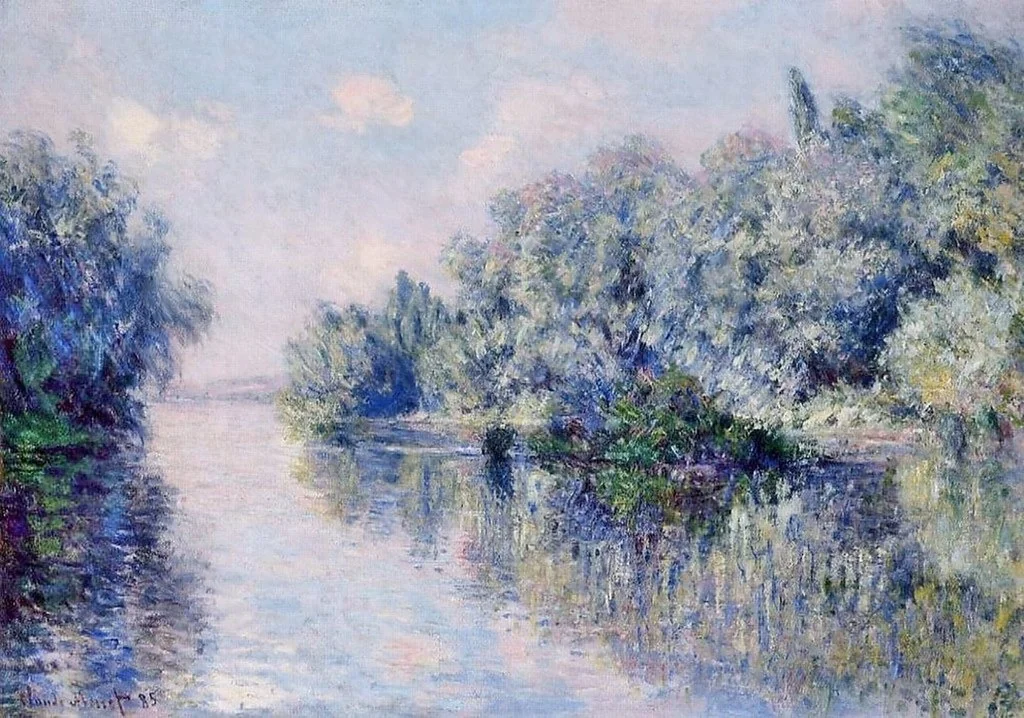 The Seine near Giverny, by Claude Monet, oil, 1893