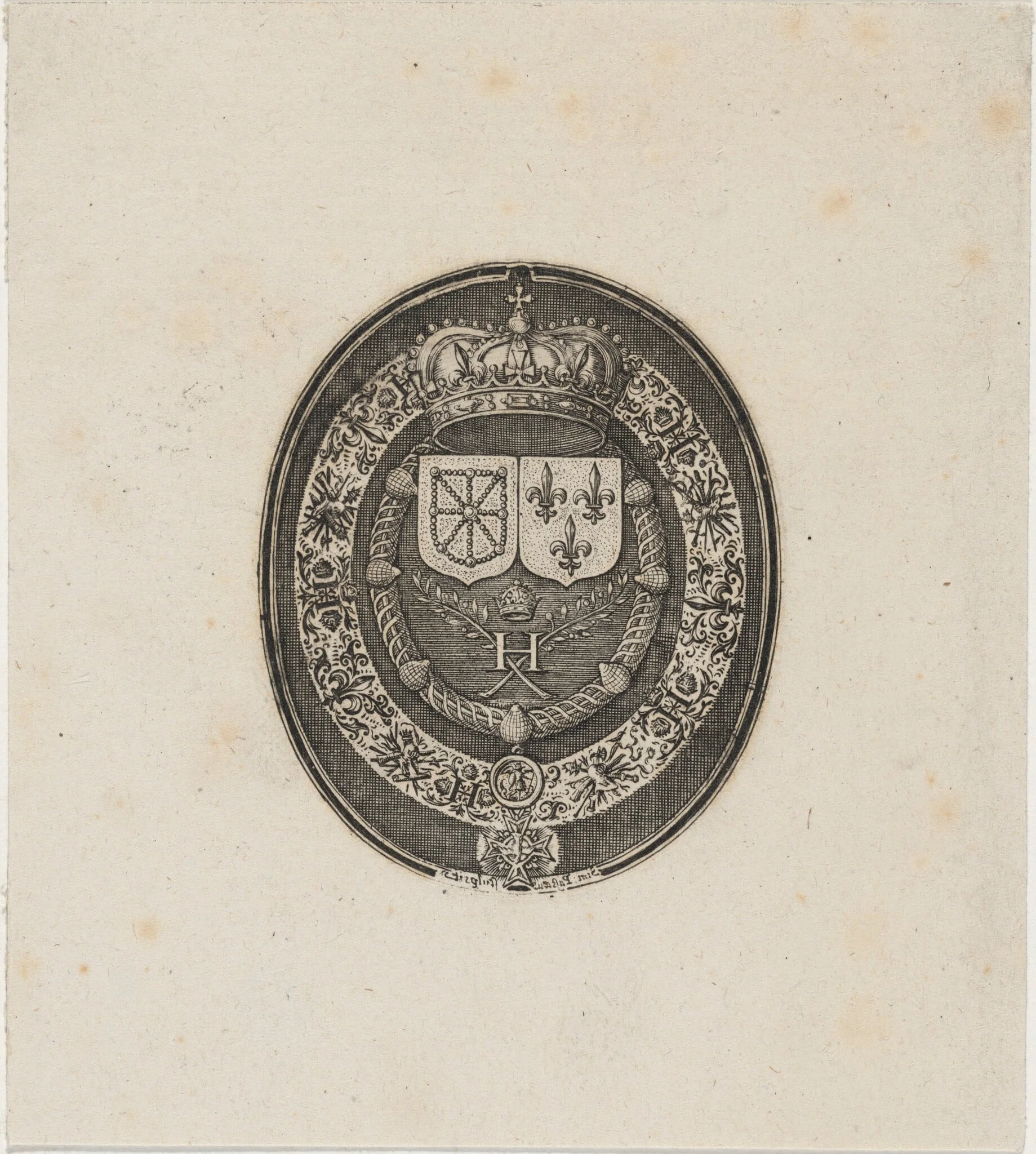 Shields of Henry IV and Maria de Medici