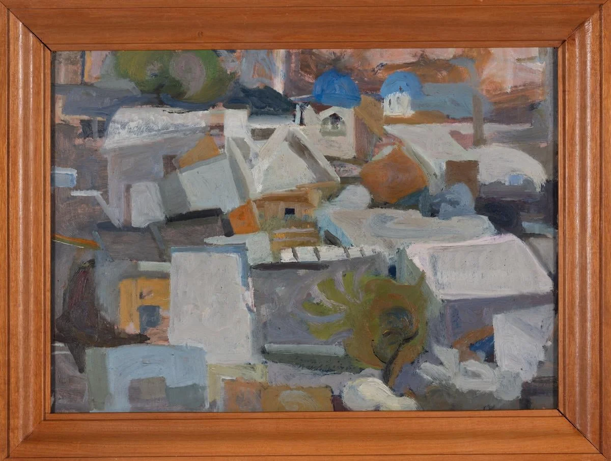 Landscape: from the Acropolis area, by Basil of Cyprus, unspecified, 1960