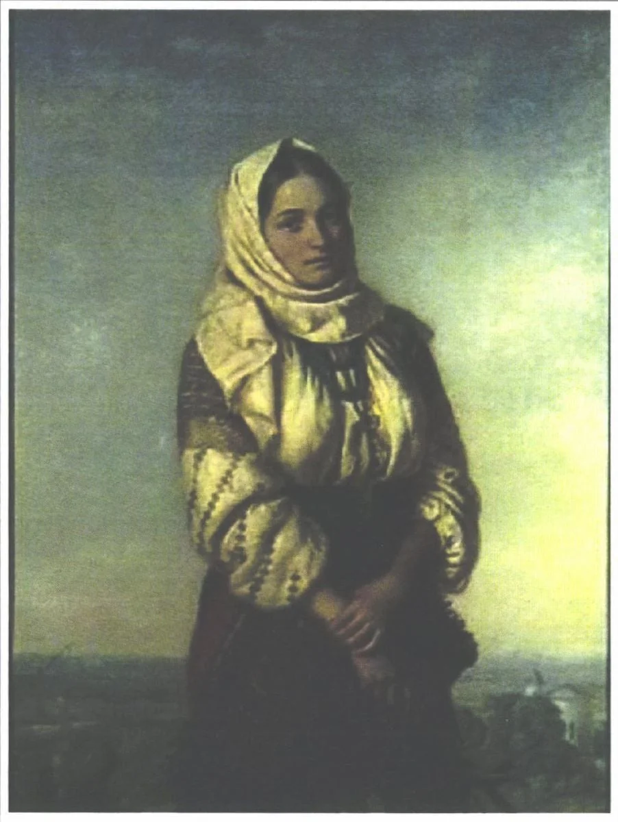 Țărancă tânără, by Constantin Daniel Stahi, 1882