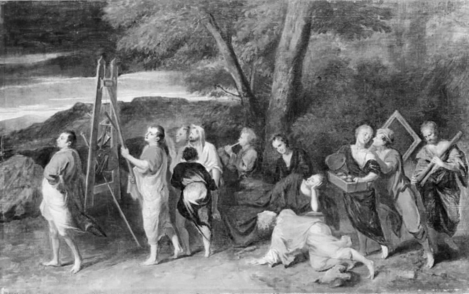 Procession of Painters, by Unknown, 1750