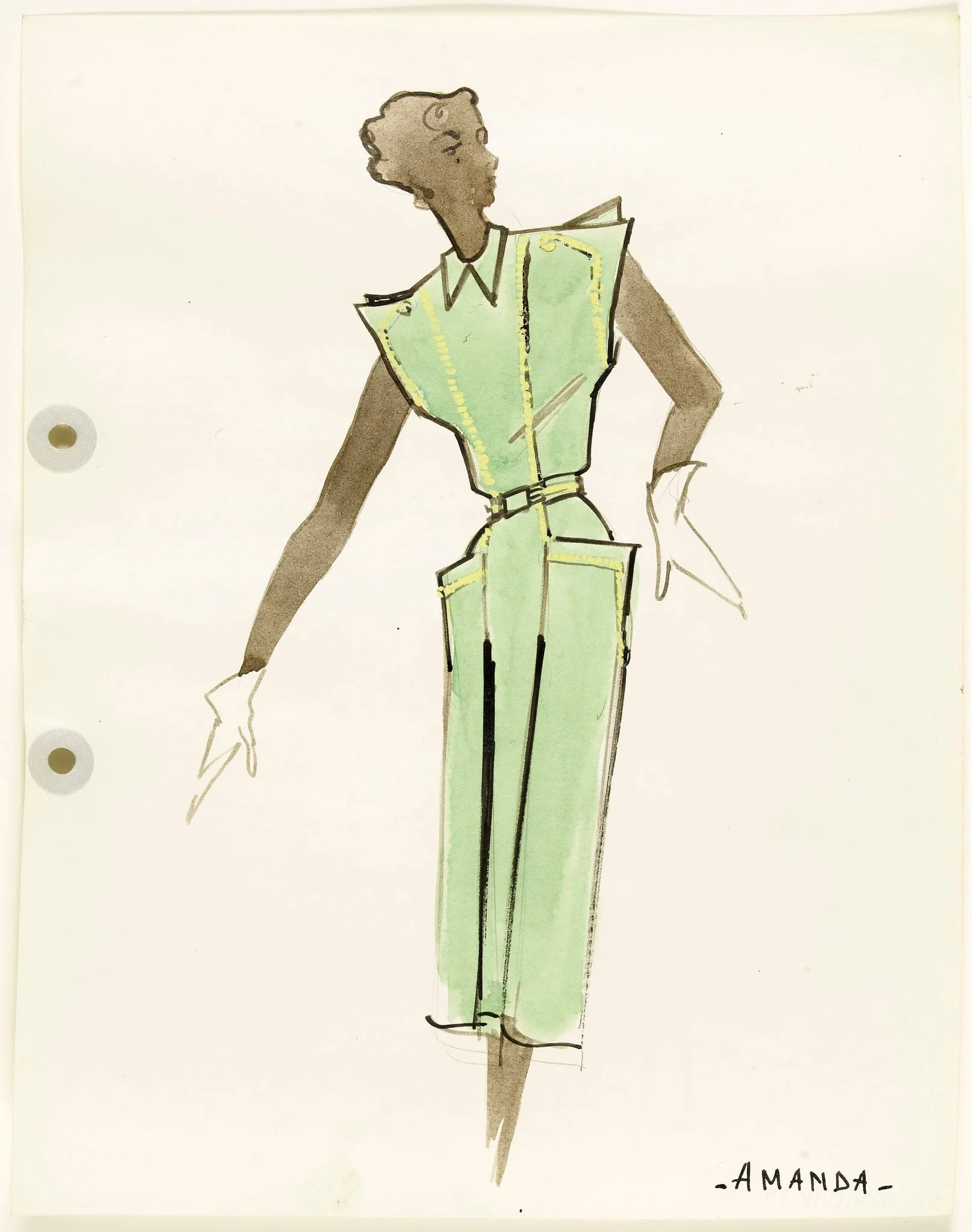 'Amanda', by Marie-Louise Carven, 1951