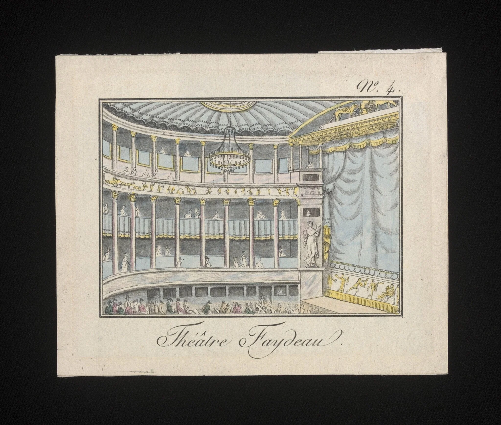 Théâtre Feydeau, by Unknown, 1750