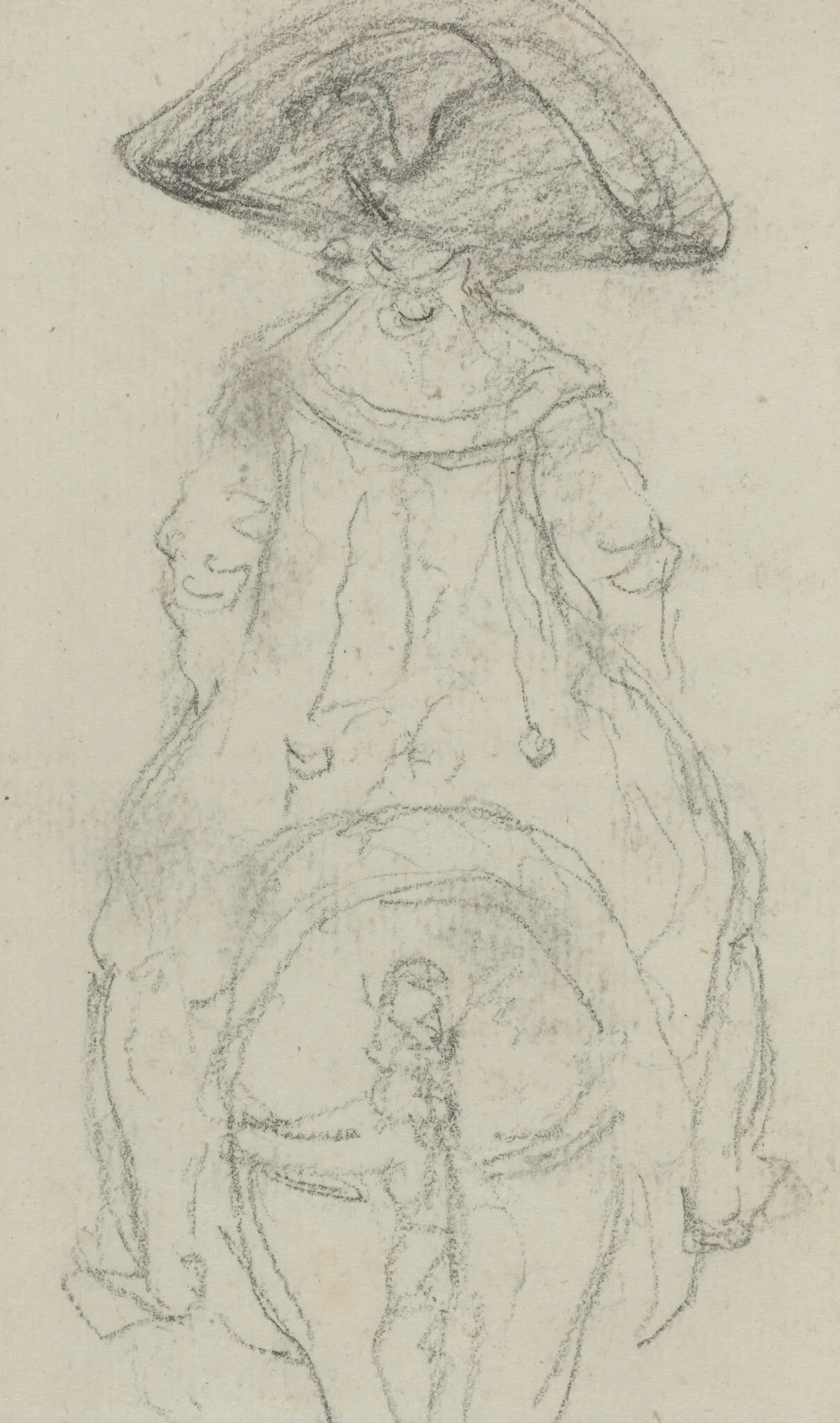 A Horseman Wearing a Grande Cockade [verso]