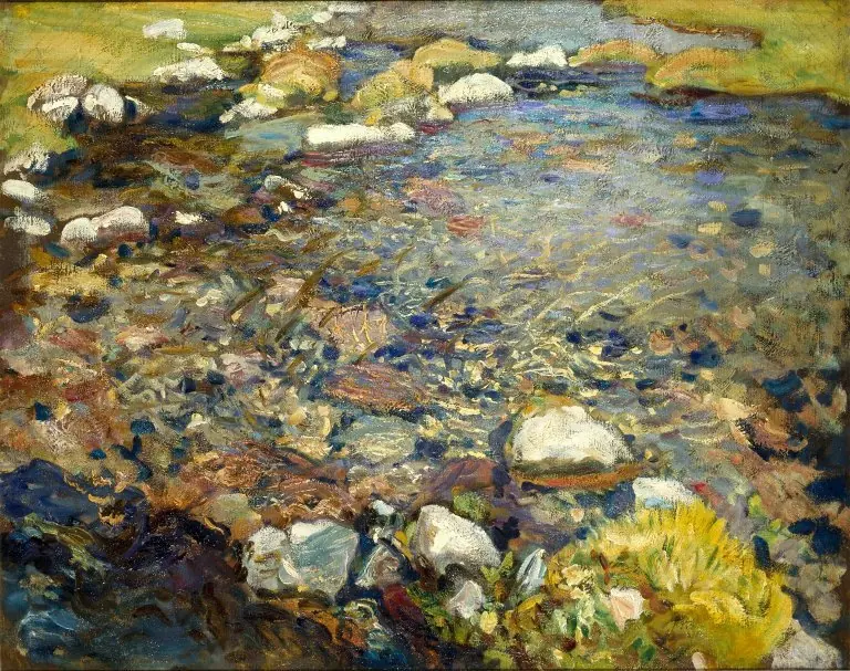 Val d'Aosta: A Stream over Rocks