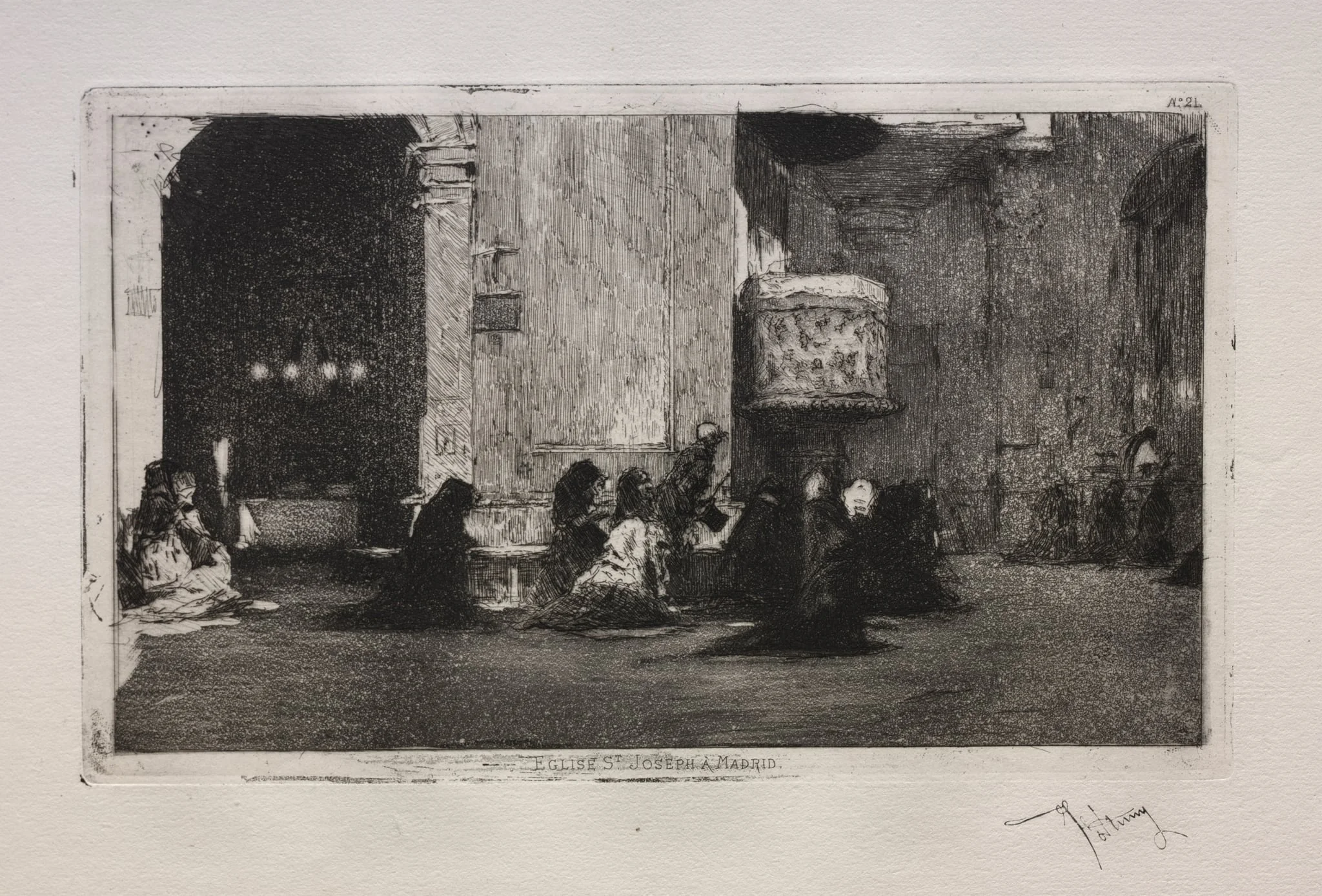 Saint Joseph Church, Madrid, by Mariano Fortuny Marsal, 1865