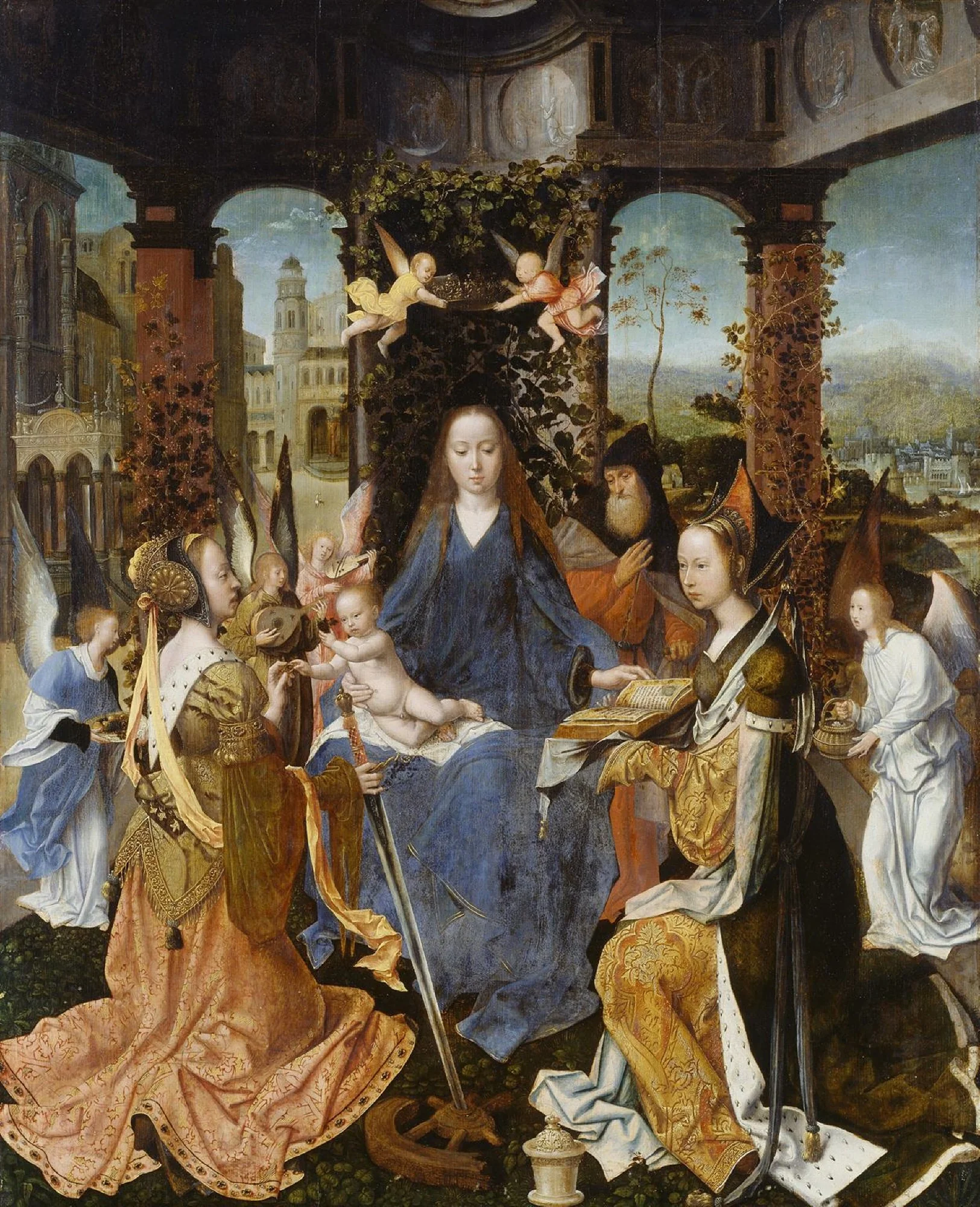 The mystic marriage of Saint Catherine