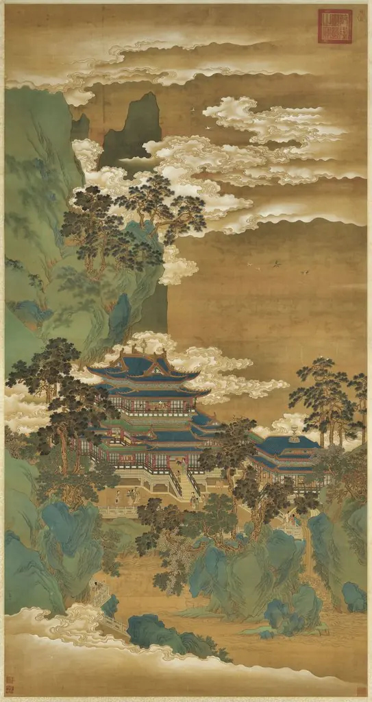 Towers and Pavilions in Mountains of the Immortals