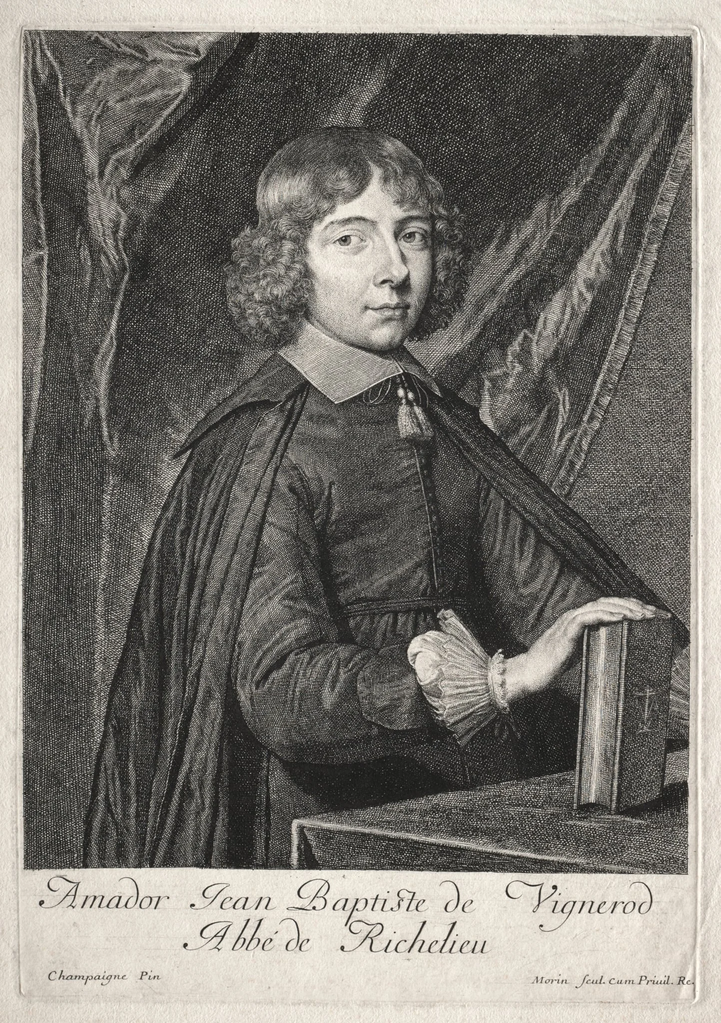 Jean Baptiste de Vignerod, by Jean Morin, 1645