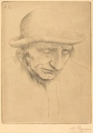 Peasant in a Round Hat (Paysan avec chapeau rond)