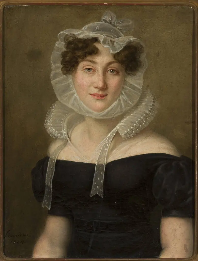 Portrait of a lady in a cap