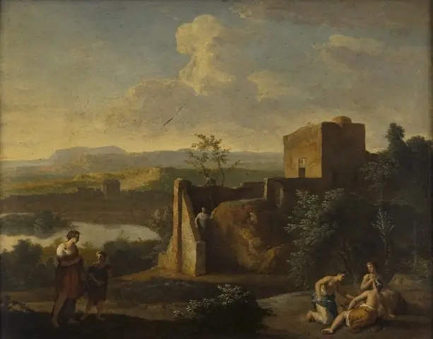 Idyllic Landscape with Watch-tower