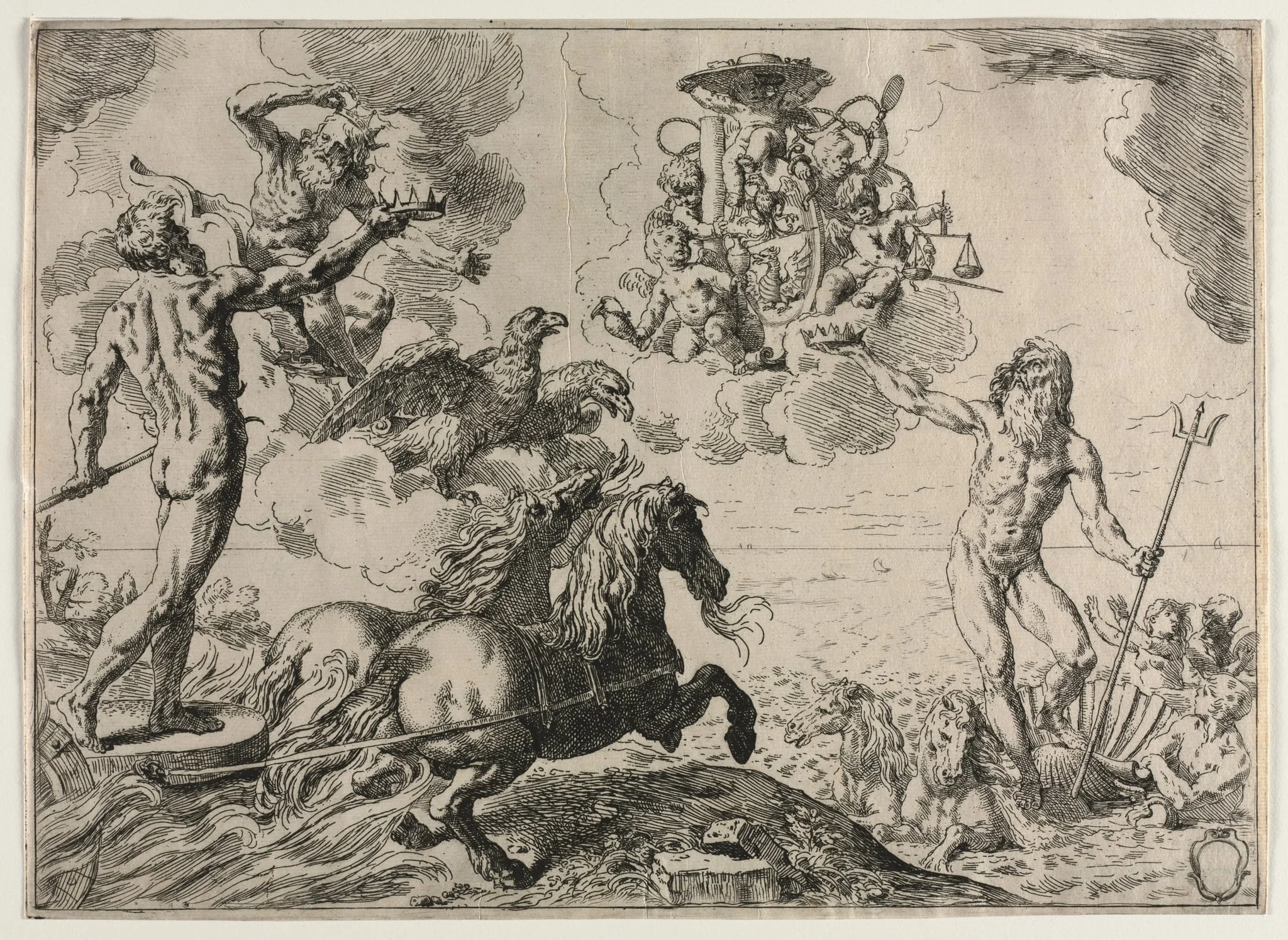 The "Quos Ego", by Simone Cantarini, 1640