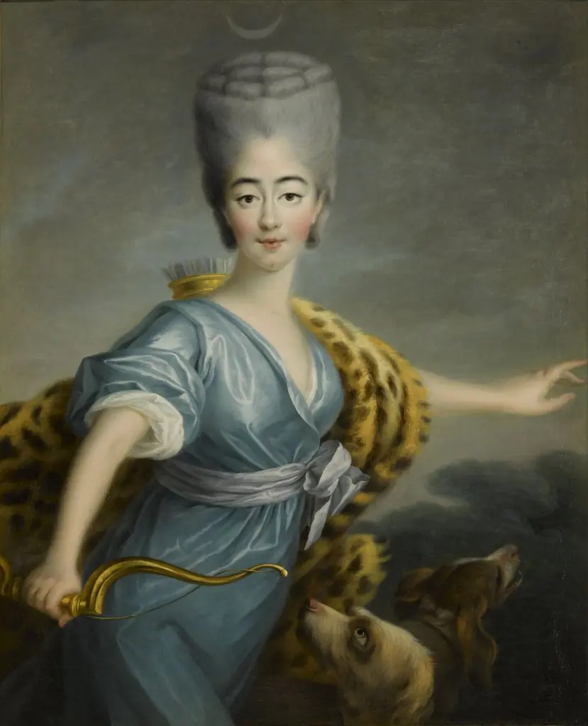 Marie Joséphine of Savoy as Diana