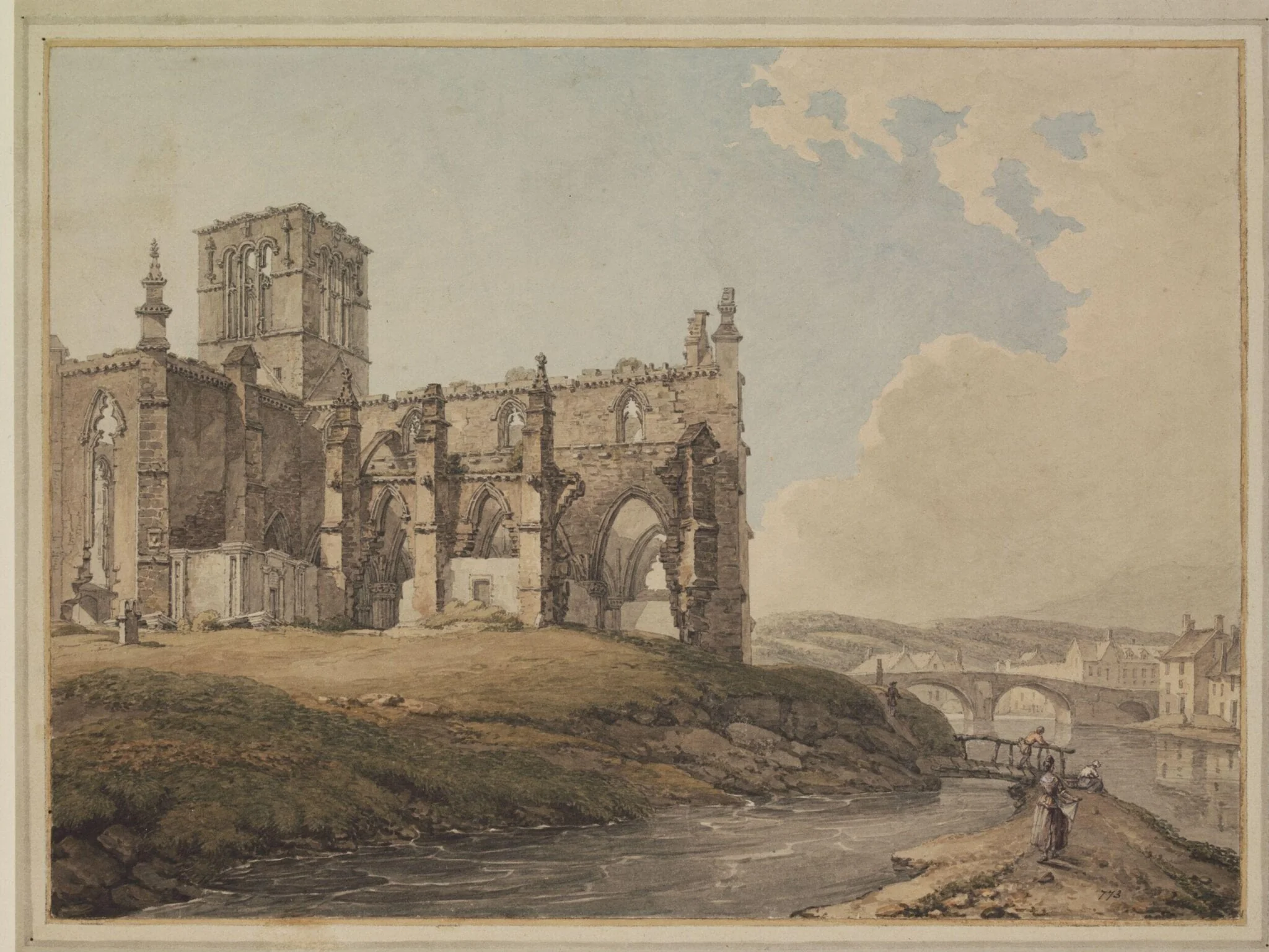 Untitled, by Thomas Hearne, watercolor, 1850