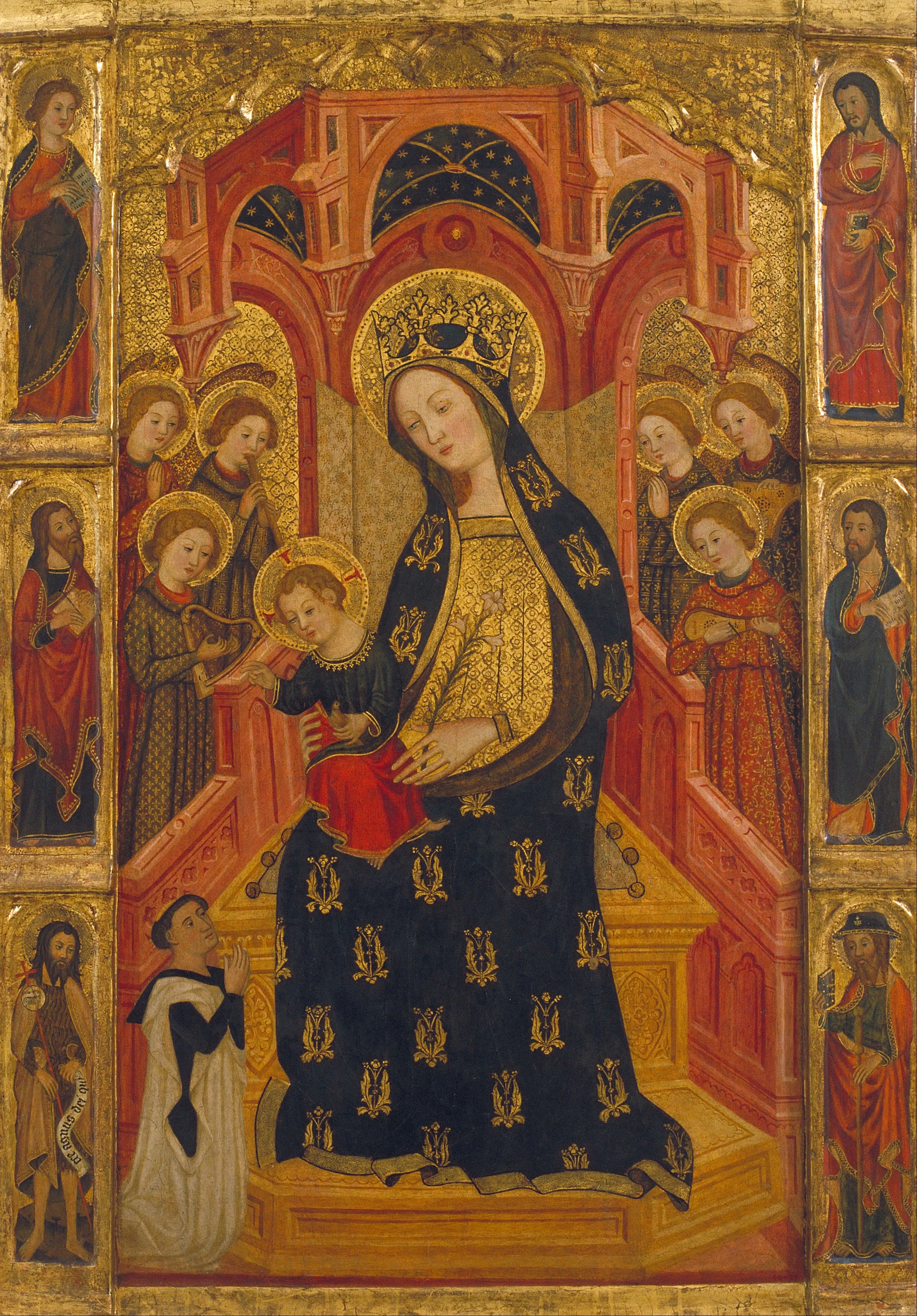 Virgin of the Angels, by Enrique de Estencop, unspecified, 1396